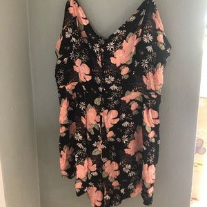 Zenobia Floral Romper